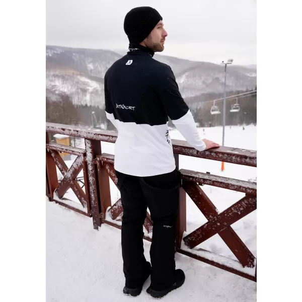  Muška premium funkcionalna termo majica ALTISPORT VOJ/ALM051TER03 CRNO-BIJELO 