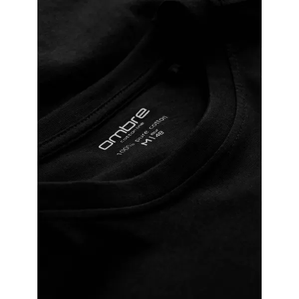  Košulja OMBRE OM-LSBL-0106 CRNI 