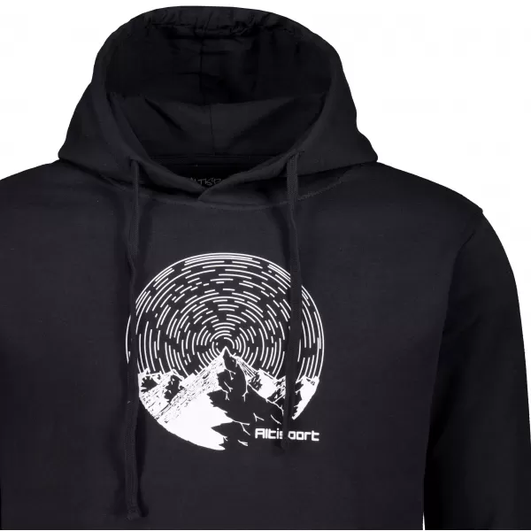  Muški sweatshirt ALTISPORT ALM172JN796 CRNO-BIJELO 