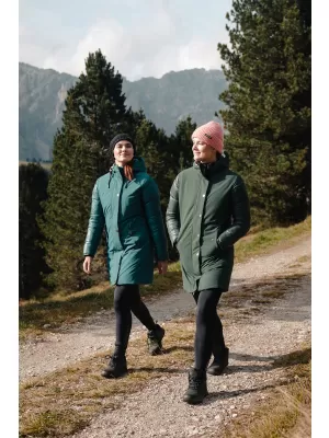 Ženski zimski kaput NORDBLANC WARMHUG NBWJL8073 TAMNO ZELENA