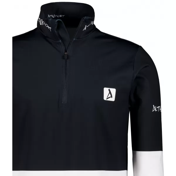  Muška premium funkcionalna termo majica ALTISPORT VOJ/ALM051TER03 CRNO-BIJELO 