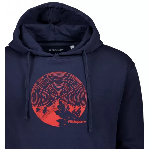  Muški sweatshirt ALTISPORT ALM172JN796 TAMNOPLAVA 