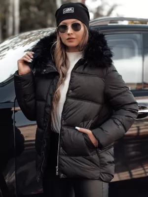 Ženska jakna DSTREET NORDKOLL TY4711 CRNI