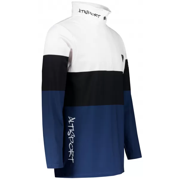  Muška premium funkcionalna termo majica ALTISPORT VOJ/ALM051TER03 BIJELO PLAVA 