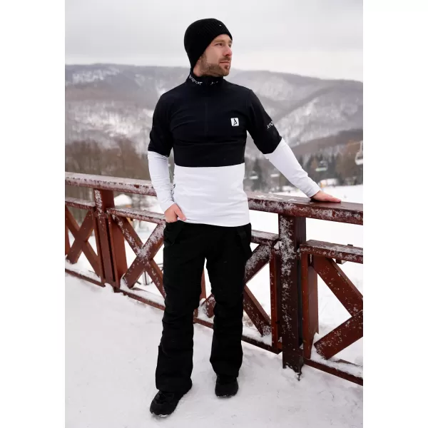  Muška premium funkcionalna termo majica ALTISPORT VOJ/ALM051TER03 CRNO-BIJELO 