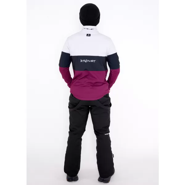  Muška premium funkcionalna termo majica ALTISPORT VOJ/ALM051TER03 TAMNOCRVENA 
