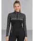 Ženska premium funkcionalna termo majica ALTISPORT VOJ/ALW053TER03 CRNO-BIJELO