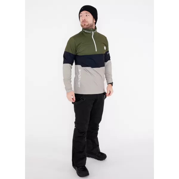  Muška premium funkcionalna termo majica ALTISPORT VOJ/ALM051TER03 KAKI 