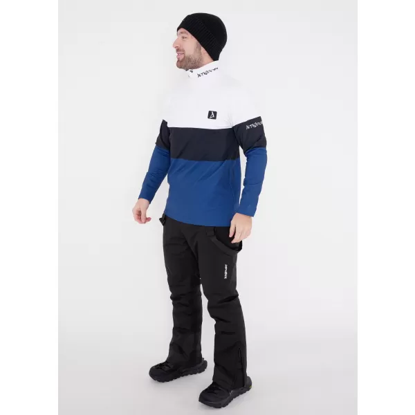  Muška premium funkcionalna termo majica ALTISPORT VOJ/ALM051TER03 BIJELO PLAVA 
