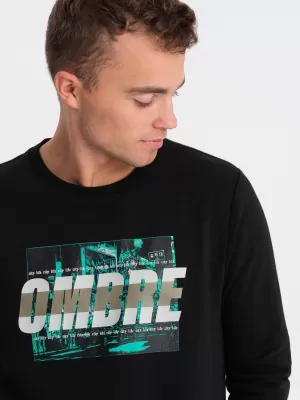 Muška dukserica OMBRE OM-SSPS-0156 CRNI