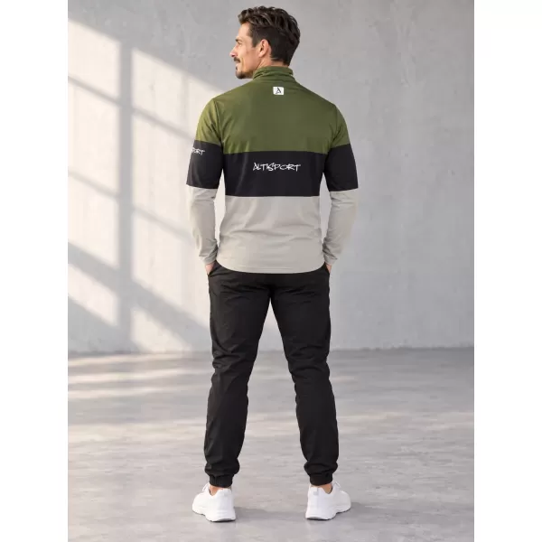  Muška premium funkcionalna termo majica ALTISPORT VOJ/ALM051TER03 KAKI 