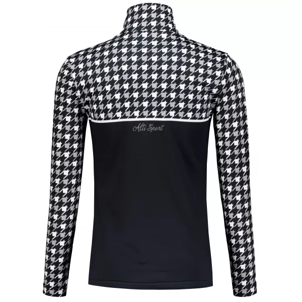  Ženska premium funkcionalna termo majica ALTISPORT VOJ/ALW048TER03 CRNO-BIJELO 