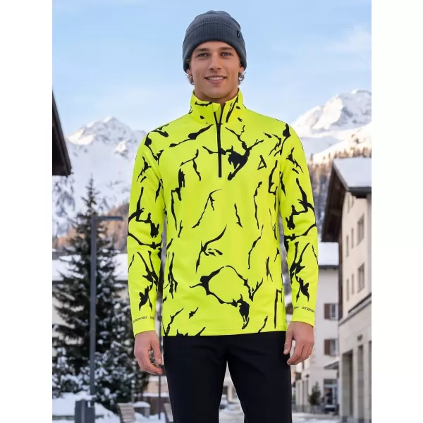  Muška premium funkcionalna termo majica ALTISPORT VOJ/ALM052TER03 NEON ZELENA 