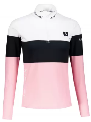 Ženska premium funkcionalna termo majica ALTISPORT VOJ/ALW051TER03 BIJELO RUŽIČASTO