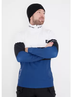Muška premium funkcionalna termo majica ALTISPORT VOJ/ALM051TER03 BIJELO PLAVA