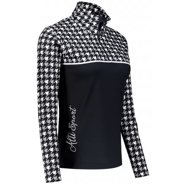  Ženska premium funkcionalna termo majica ALTISPORT VOJ/ALW048TER03 CRNO-BIJELO 