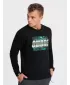 Muška dukserica OMBRE OM-SSPS-0156 CRNI