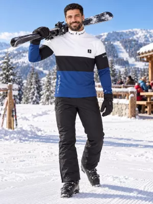 Muška premium funkcionalna termo majica ALTISPORT VOJ/ALM051TER03 BIJELO PLAVA