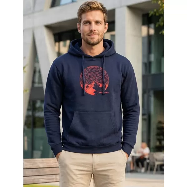  Muški sweatshirt ALTISPORT ALM172JN796 TAMNOPLAVA 