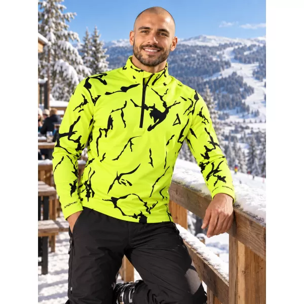  Muška premium funkcionalna termo majica ALTISPORT VOJ/ALM052TER03 NEON ZELENA 