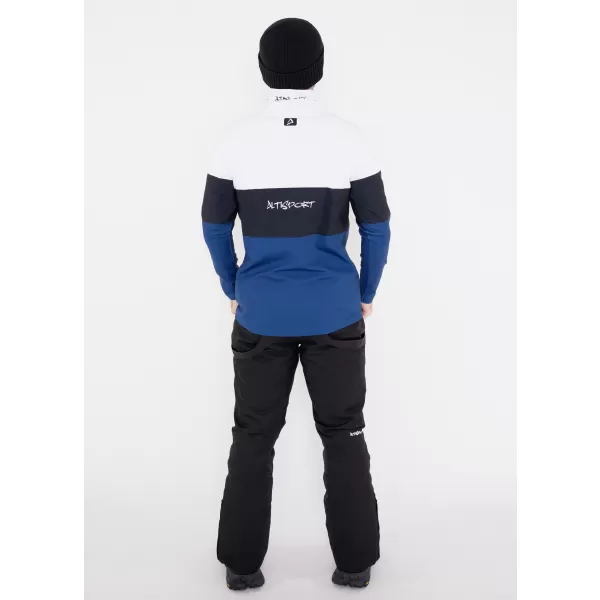  Muška premium funkcionalna termo majica ALTISPORT VOJ/ALM051TER03 BIJELO PLAVA 