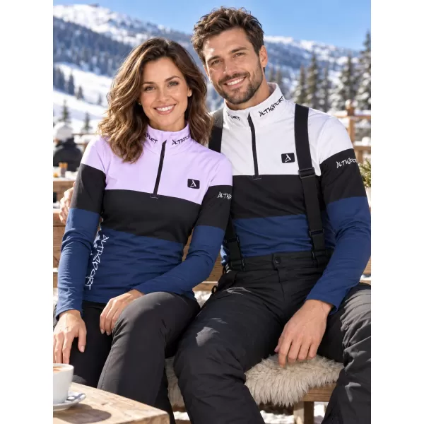  Ženska premium funkcionalna termo majica ALTISPORT VOJ/ALW051TER03 LJUBIČASTA/PLAVA 