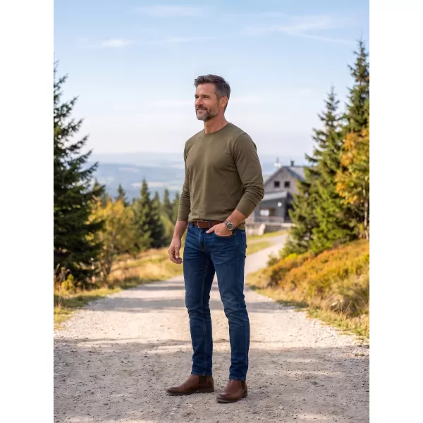  Muška majica kratkih rukava BRANDIT BD4205 MASLINA 