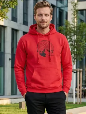 Muški sweatshirt ALTISPORT ALM172JN796 CRVENA