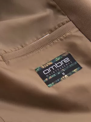 Muški kaput OMBRE OM-COSC-0112 KAVA