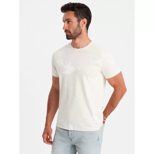  Košulja OMBRE OM-TSFP-0184 KREMA 