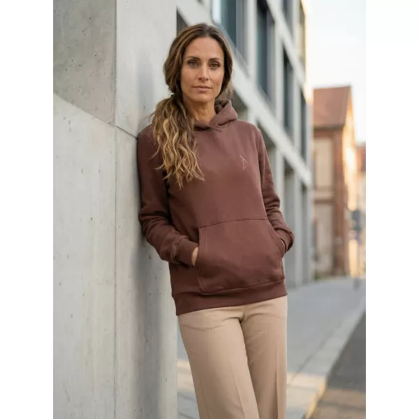  Ženski sweatshirt ALTISPORT BYB/ALW002BY289 ČOKOLADNO SMEĐA 