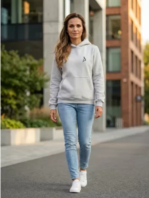 Ženski sweatshirt ALTISPORT BYB/ALW002BY289 SIVA