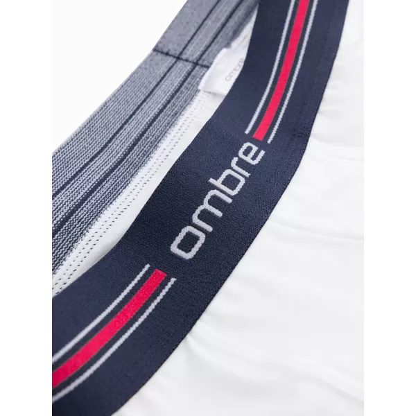  Kratke hlače OMBRE OM-UNBO-0109 3 PACK MIX BIJELA 