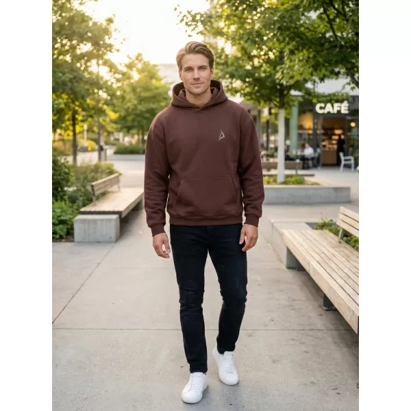  Muški sweatshirt ALTISPORT BYB/ALM002BY284 ČOKOLADNO SMEĐA 