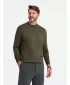 Muški džemper OMBRE OM-SWTN-0100 KAKI