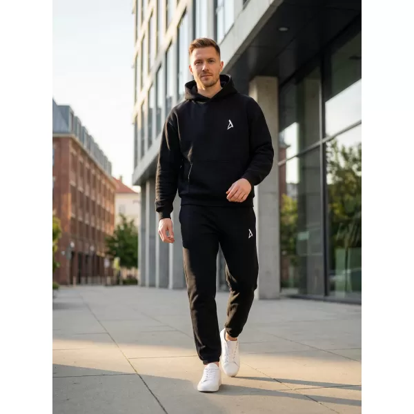  Muški sweatshirt ALTISPORT BYB/ALM002BY284 CRNA 