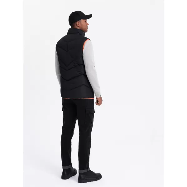  Prsluk OMBRE OM-JAVJ-0210 CRNI 