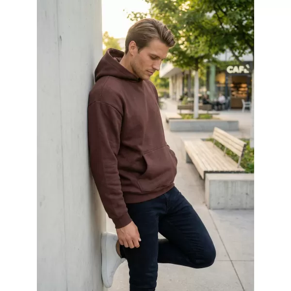  Muški sweatshirt ALTISPORT BYB/ALM002BY284 ČOKOLADNO SMEĐA 