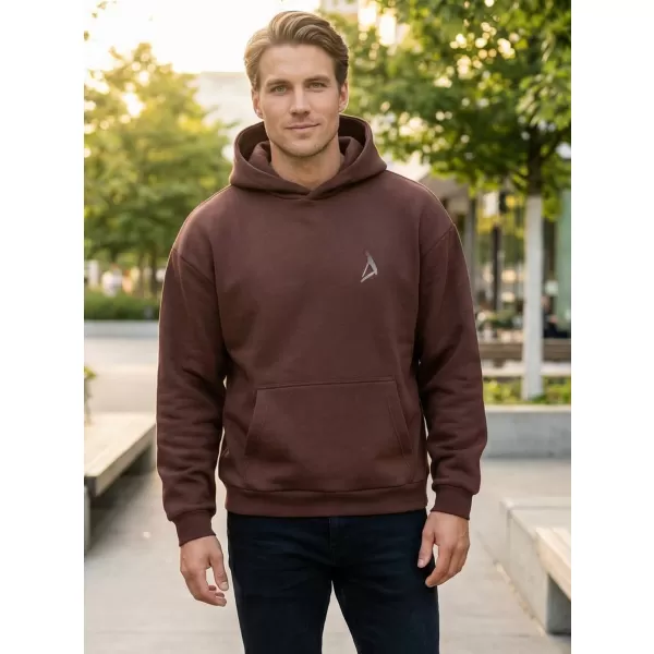  Muški sweatshirt ALTISPORT BYB/ALM002BY284 ČOKOLADNO SMEĐA 