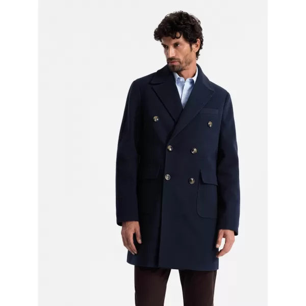  Muški kaput OMBRE OM-COWC-0109 INDIGO 