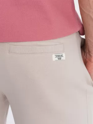 Kratke hlače OMBRE OM-SRBS-0139 SVJETLO BEŽ