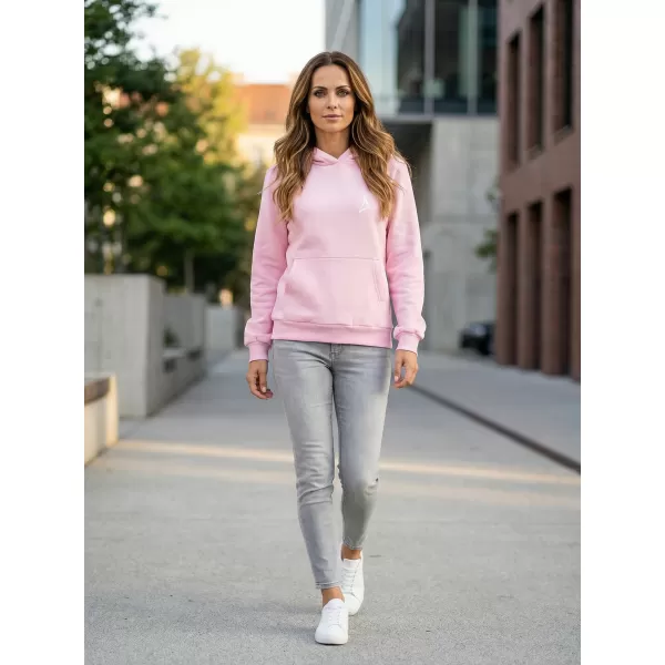  Ženski sweatshirt ALTISPORT BYB/ALW002BY289 SVIJETLORUŽIČASTA 