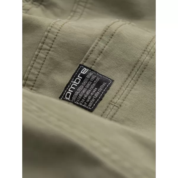  Hlače OMBRE OM-PAJO-0125 KAKI 