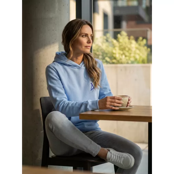  Ženski sweatshirt ALTISPORT BYB/ALW002BY289 SVIJETLOPLAVA 