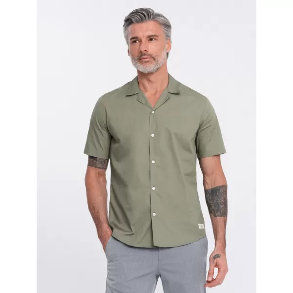  Košulja OMBRE OM-SHSS-0168 KAKI 