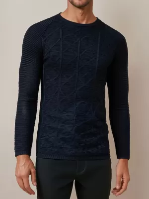 Muški džemper DSTREET wx2300 TAMNOPLAV