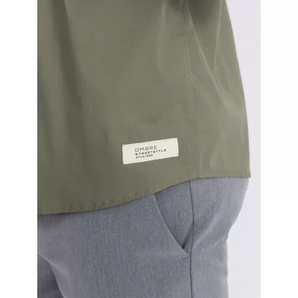  Košulja OMBRE OM-SHSS-0168 KAKI 