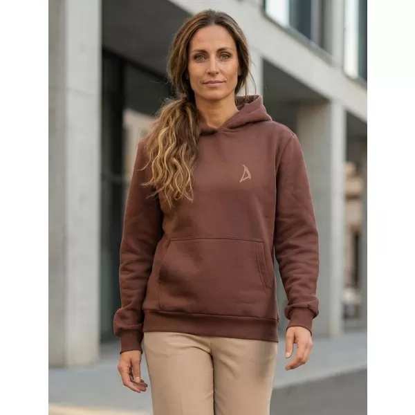  Ženski sweatshirt ALTISPORT BYB/ALW002BY289 ČOKOLADNO SMEĐA 