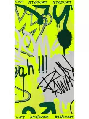 Vrhunski grijač za vrat ALTISPORT VOJ/ALU054NAK01 FLUORESCENTNO ZELENA