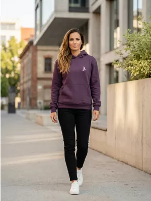 Ženski sweatshirt ALTISPORT BYB/ALW002BY289 TAMNOCRVENA
